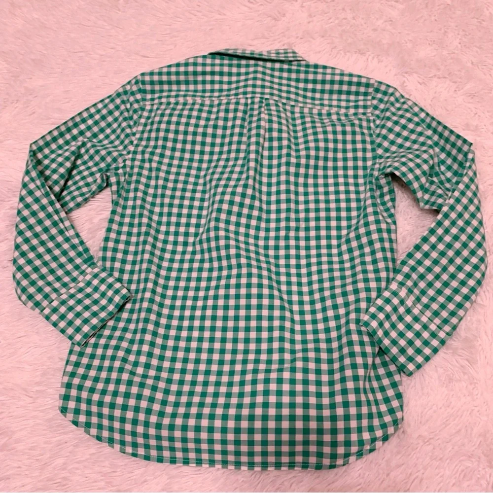 Crewcuts boy's long‎ sleeve gingham button up shirt
